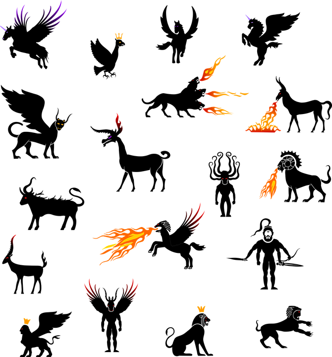 Horse legendary pegasus fairy. Fairytale clipart mythological creature