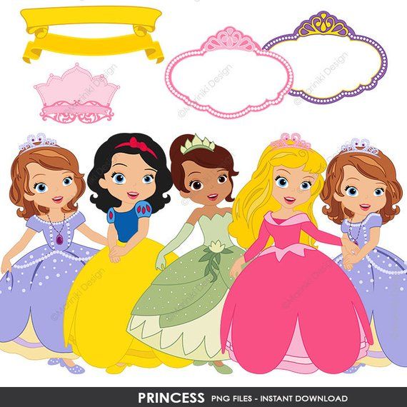 fairytale clipart princess birthday