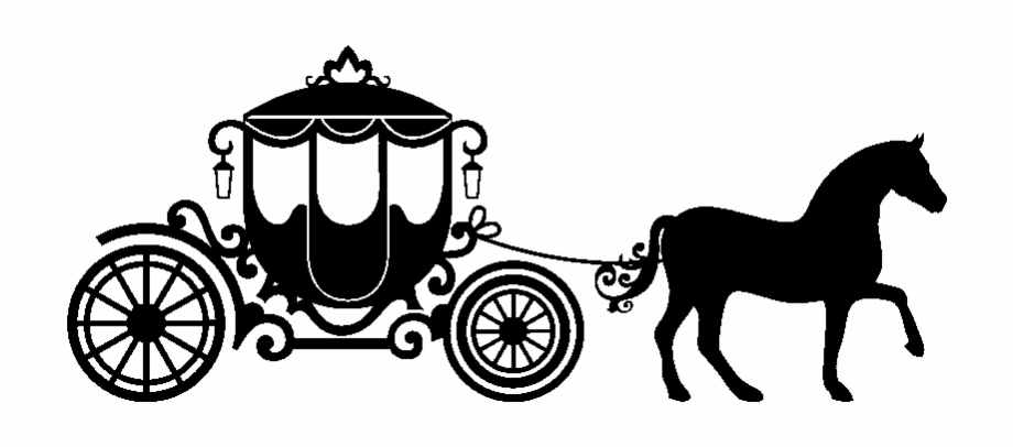 fairytale clipart princess horse carriage