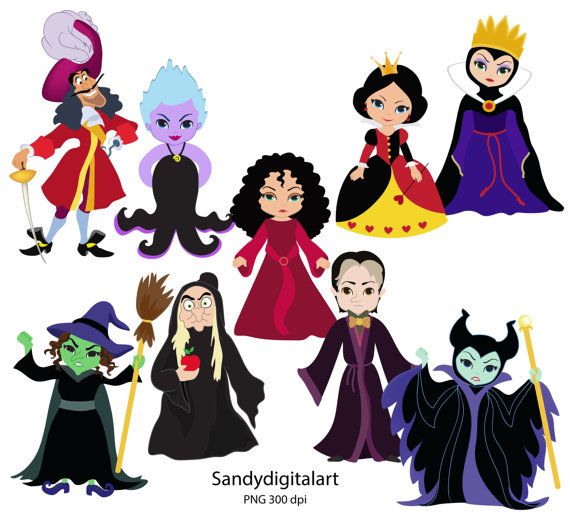 Villains for personal and. Fairytale clipart villain