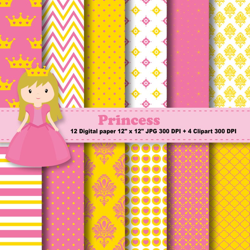 fairytale clipart yellow crown