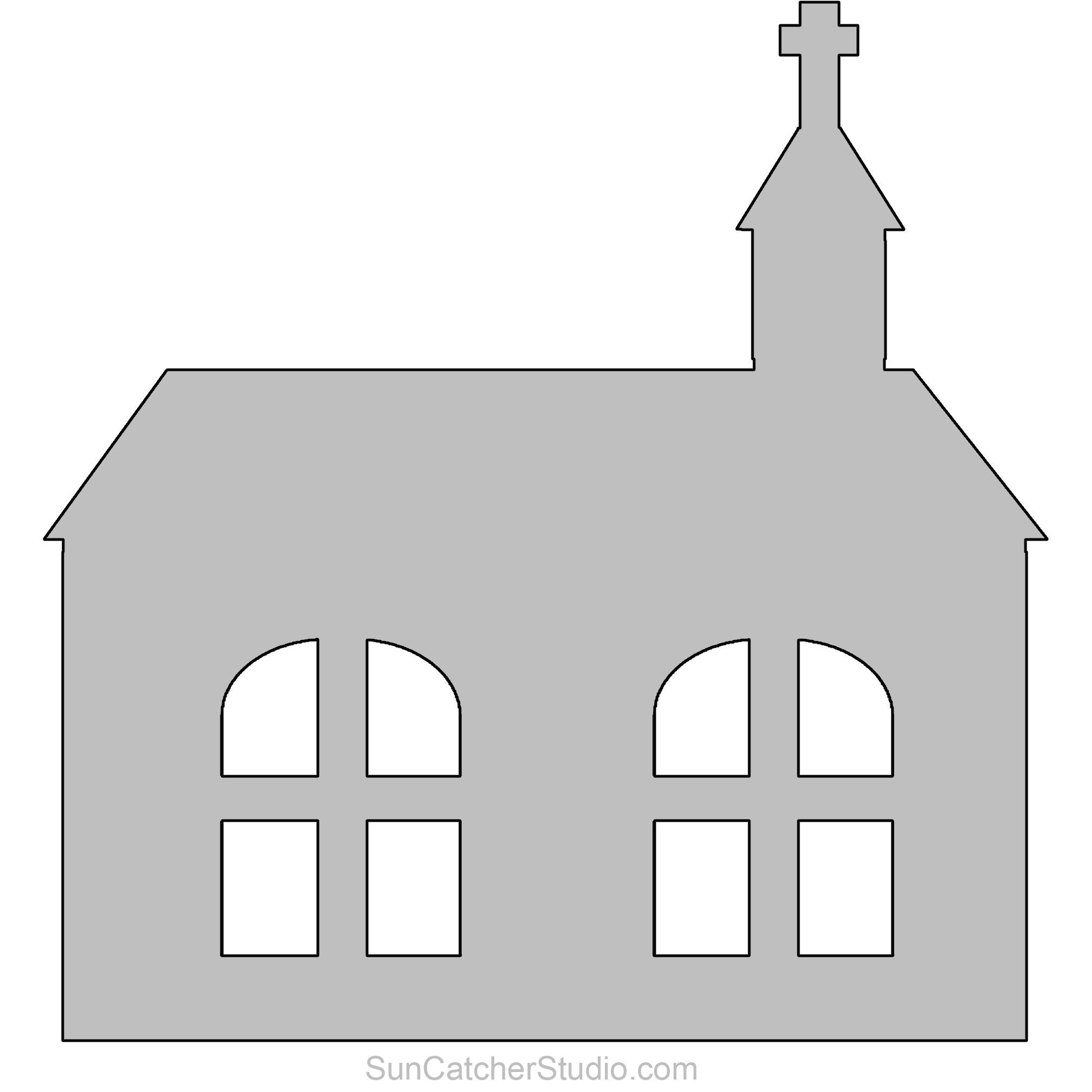 faith clipart church house