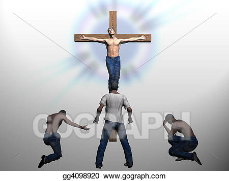 Faith clipart crucifixion. Drawing easter 