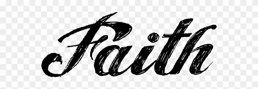 faith clipart different font