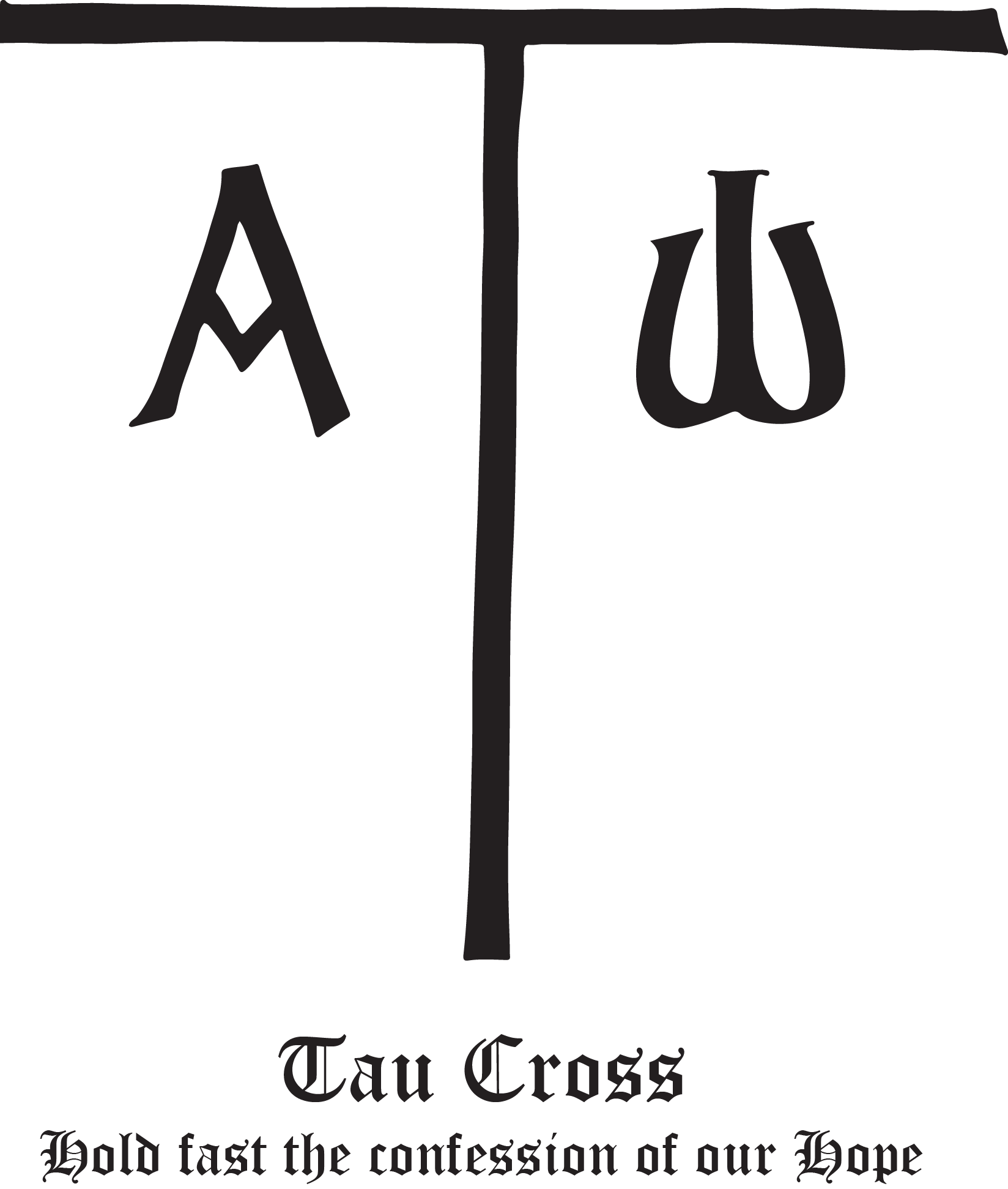 Rudolf koch christian symbol. Faith clipart rip cross