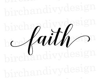 faith clipart word