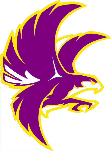falcon clipart purple