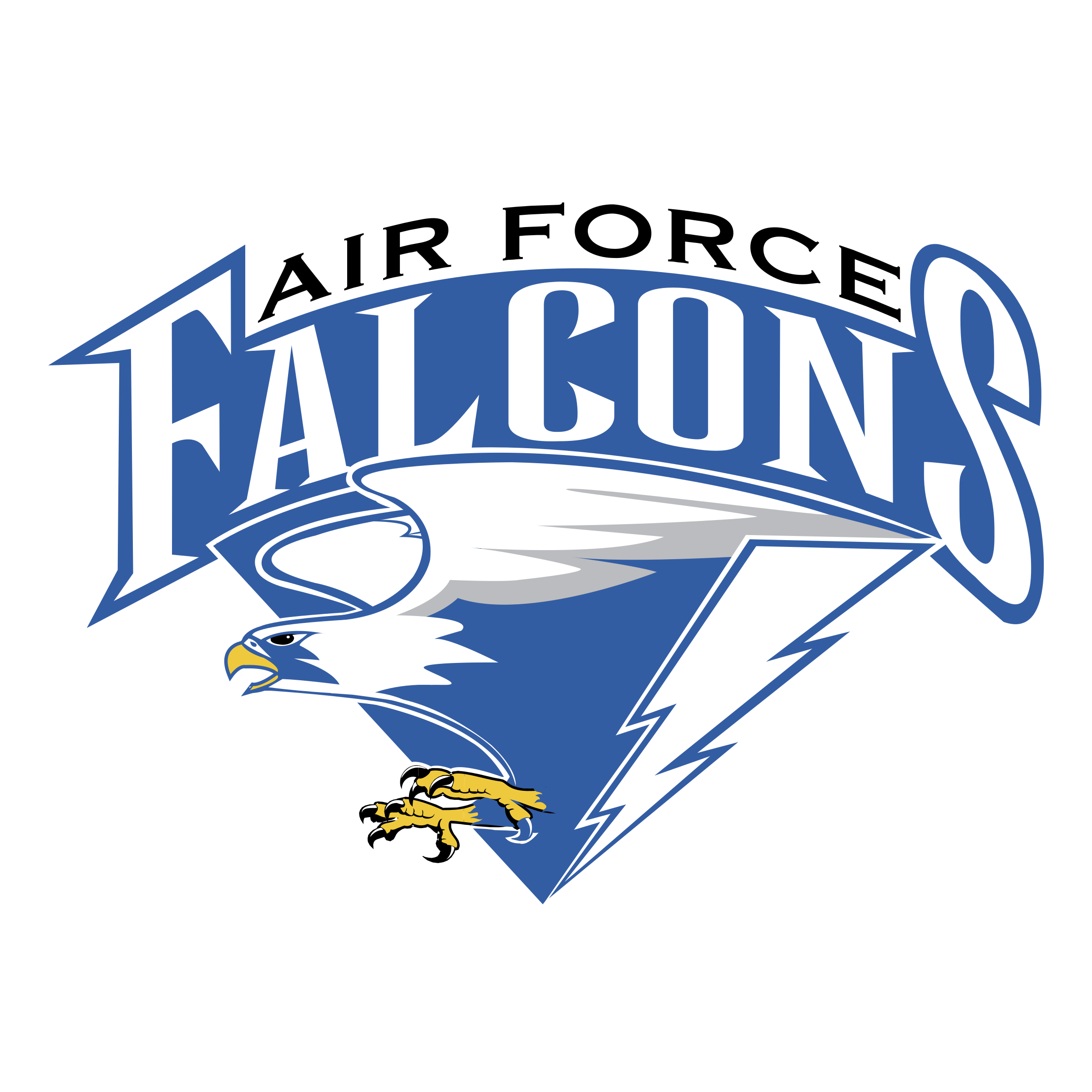 Falcon clipart svg. Air force falcons logo
