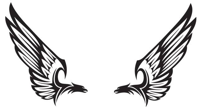 Falcon clipart wings. Bird free download best