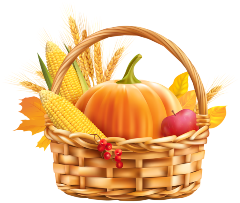 fall clipart basket