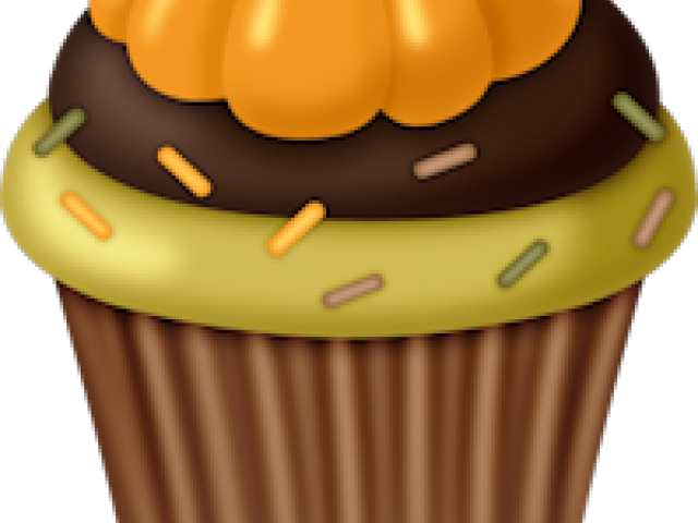 fall clipart cupcake