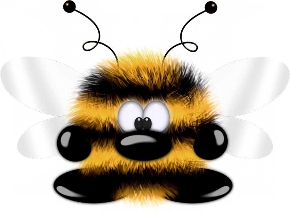 tired clipart bee