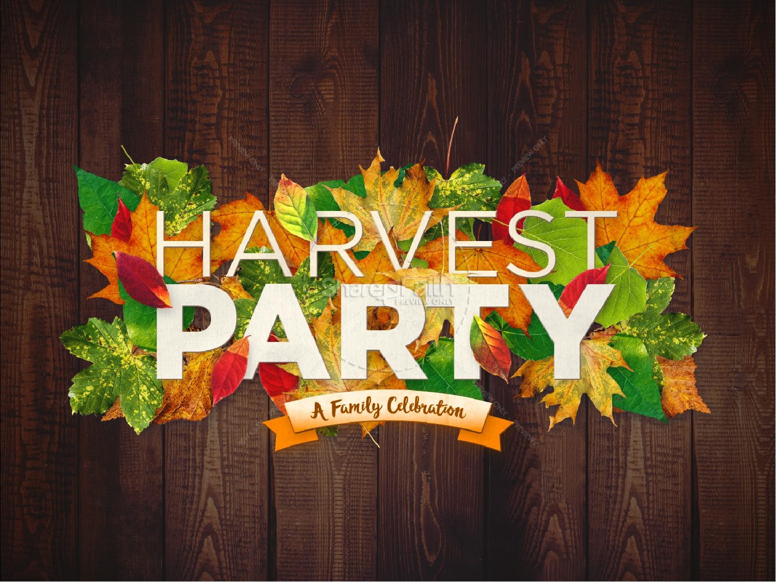Fall clipart harvest party. Church powerpoint thanksgiving 