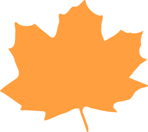 fall clipart orange leaves