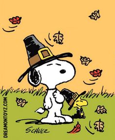 Fall clipart peanuts cartoon.  best gang thanksgiving
