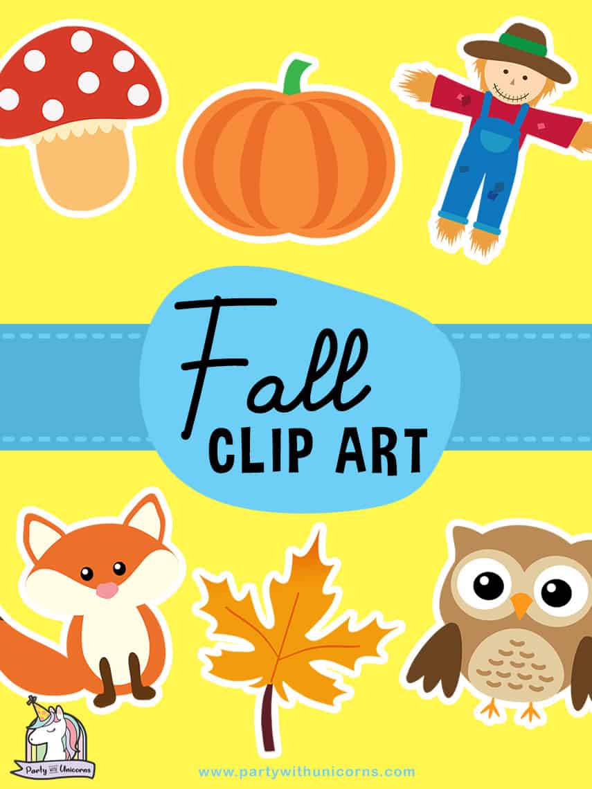 fall clipart printable