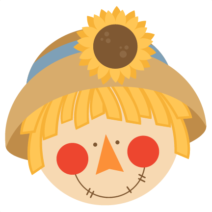 Fall clipart scarecrow face. Miss kate cuttables 