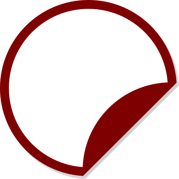 Fall clipart sticker. Red white shadow clip