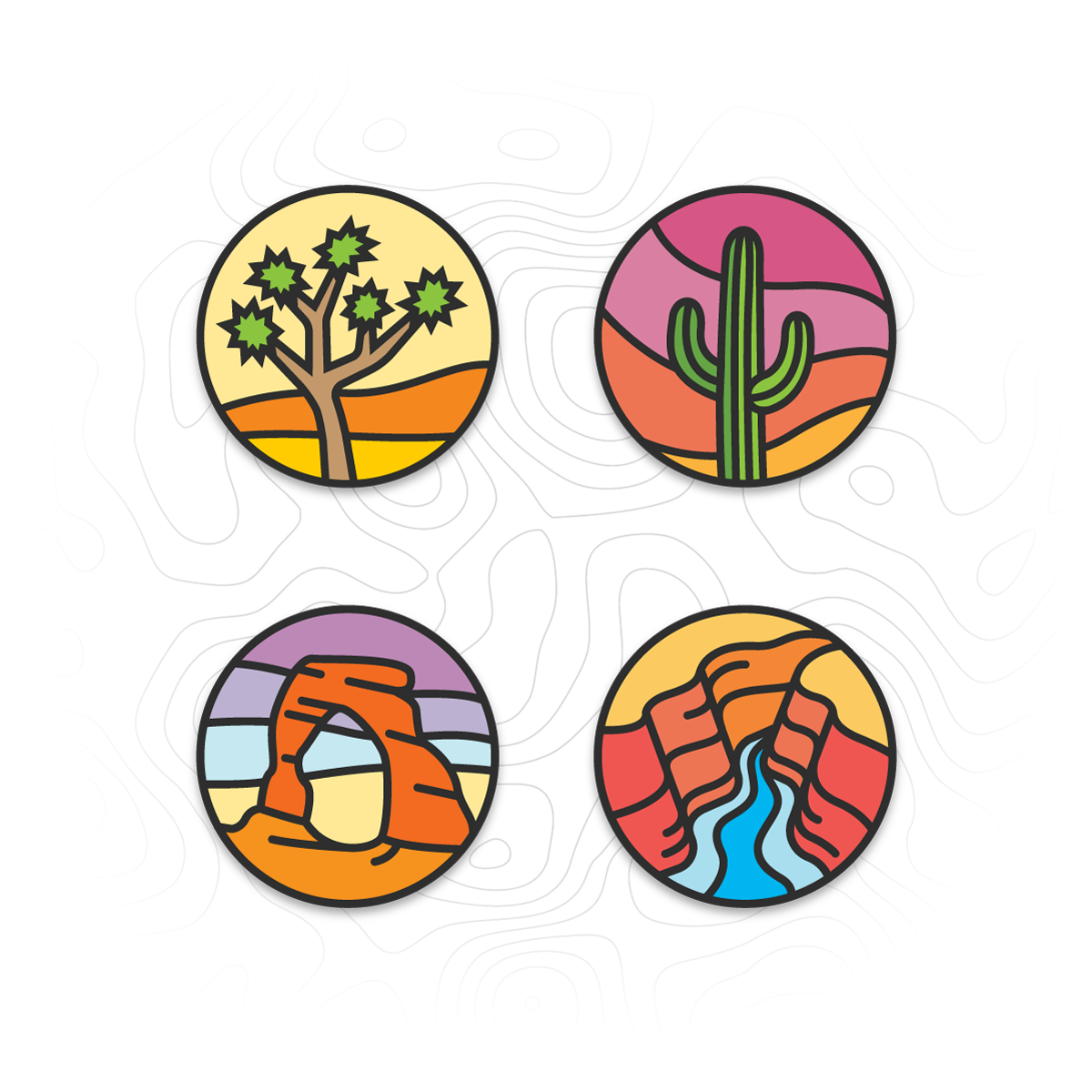 Fall clipart sticker. Staples of the southwest