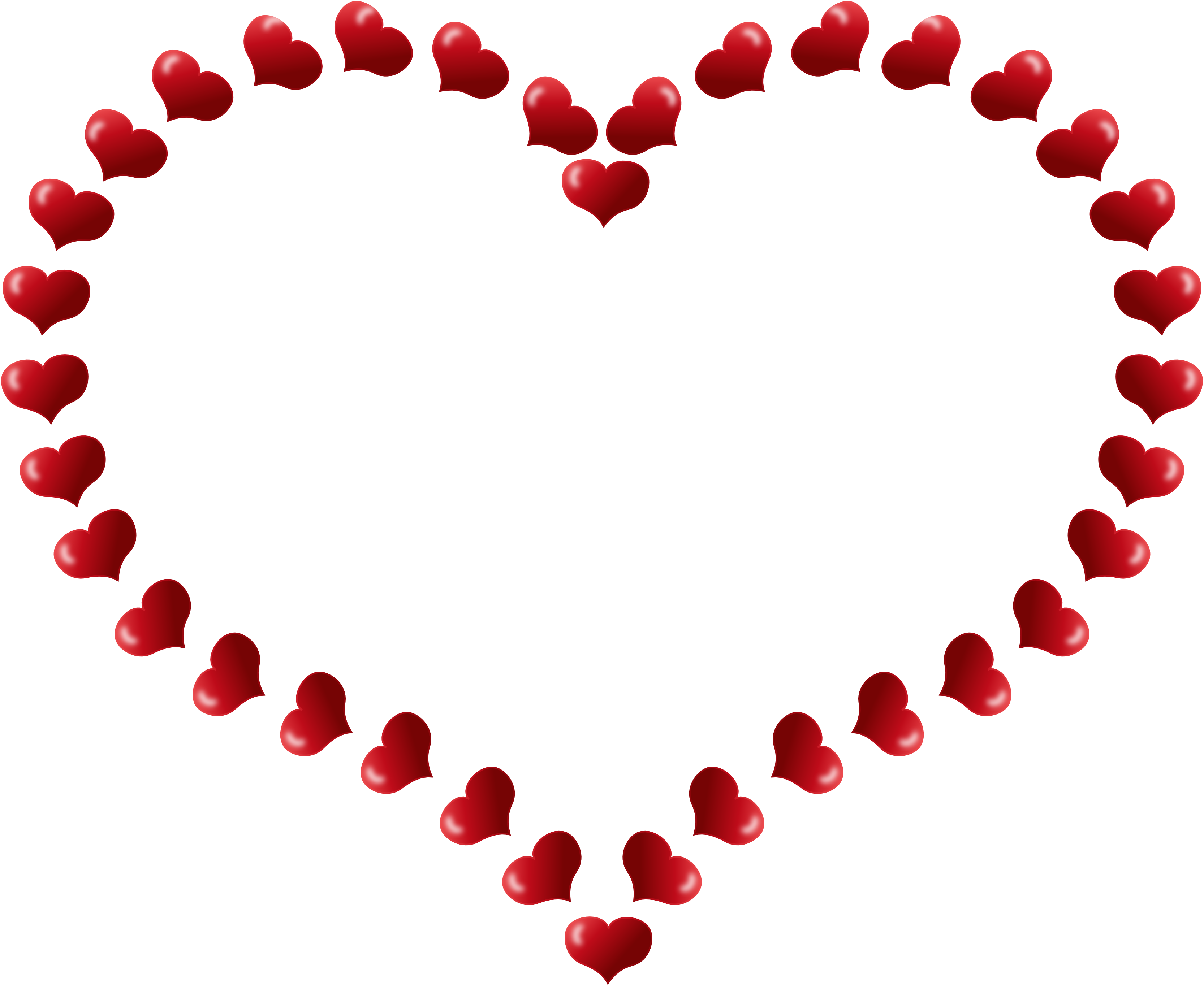 Falling hearts png.  image free download