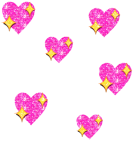 Gif picture black and. Falling hearts png