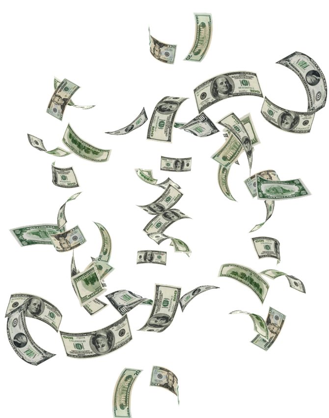 Falling money background png. Images free download