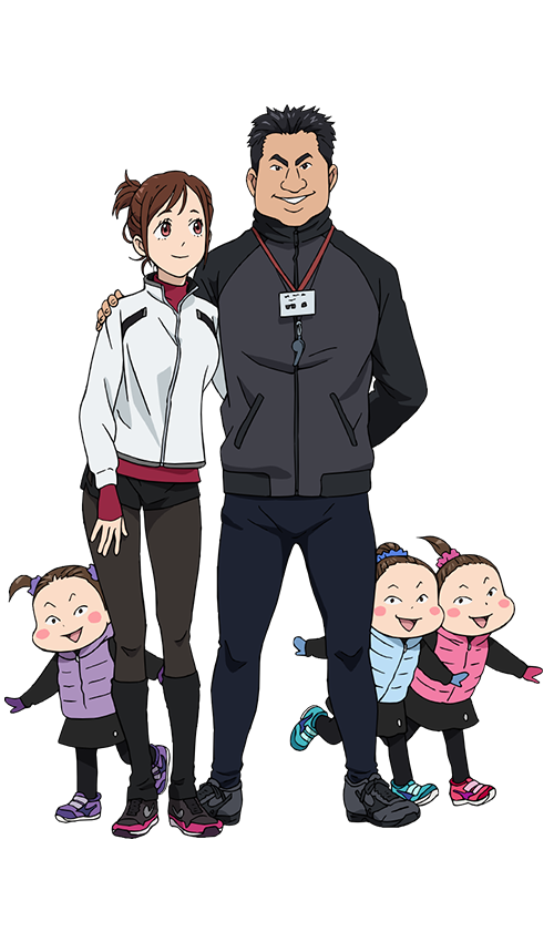 Tv on . Families clipart ice skating