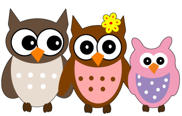 owls clipart family
