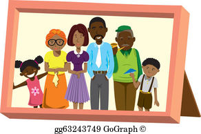 family clipart african american