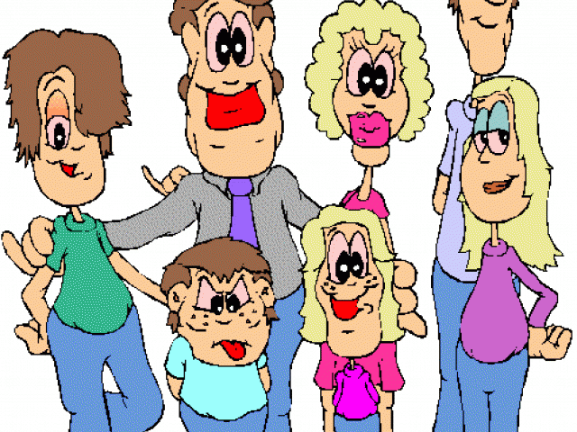family clipart animated