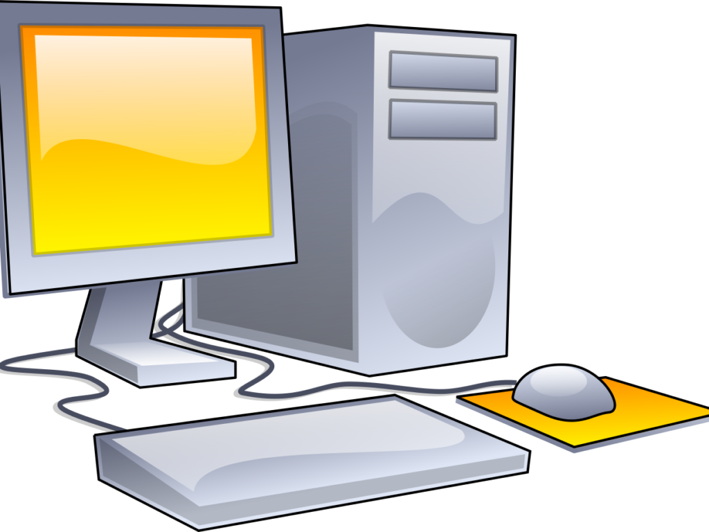 family clipart computer