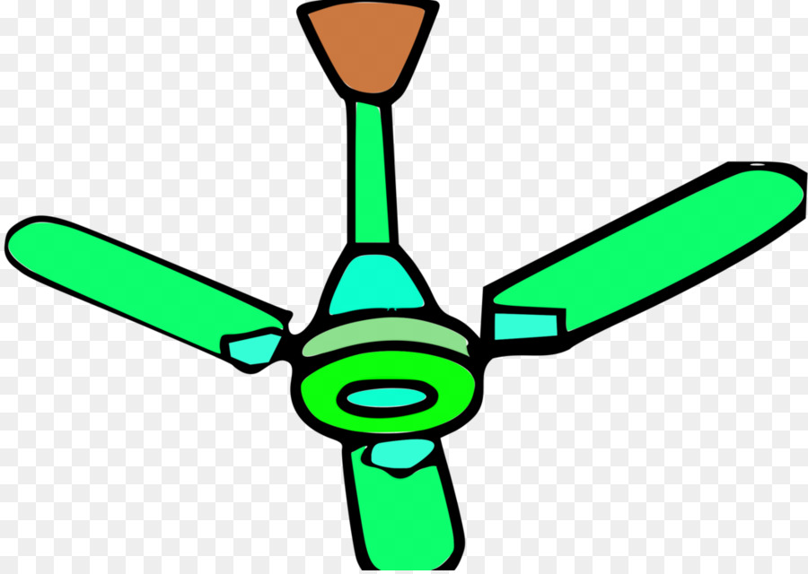 Home green yellow line. Fan clipart cartoon