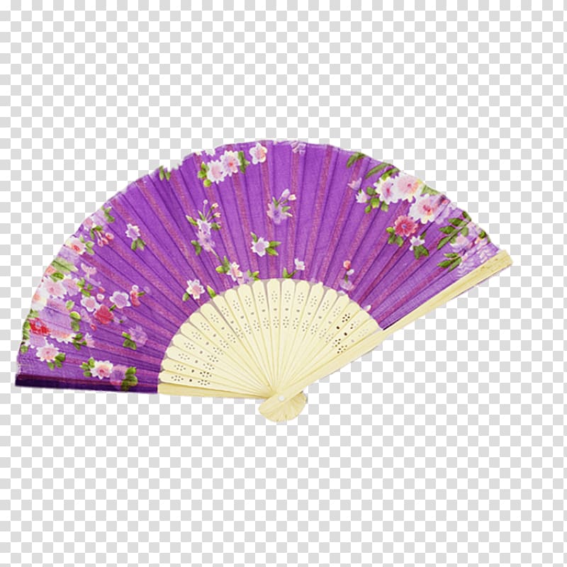 Fan clipart fan chinese. Purple and multicolored floral