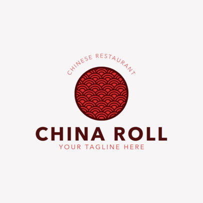Placeit logo template with. Fan clipart food chinese