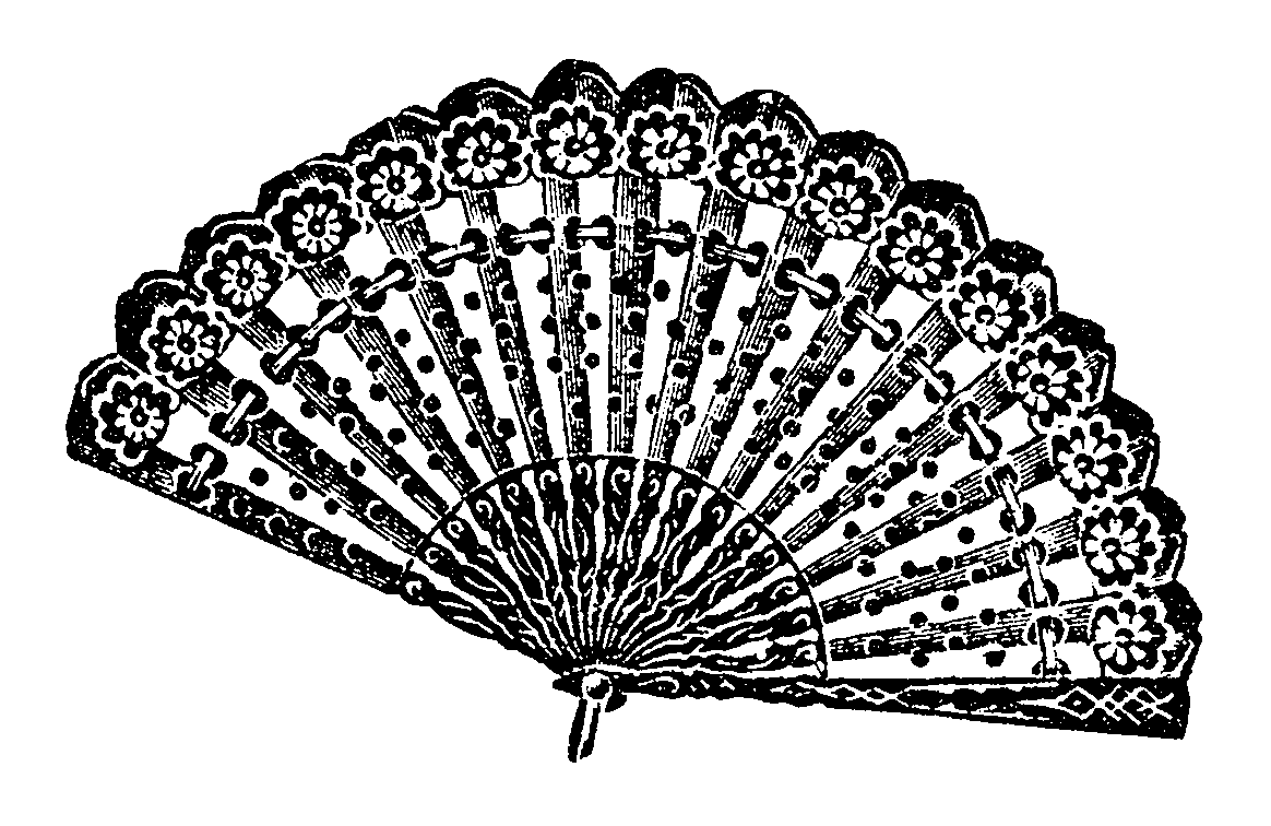 Fan clipart lace, Fan lace Transparent FREE for download on
