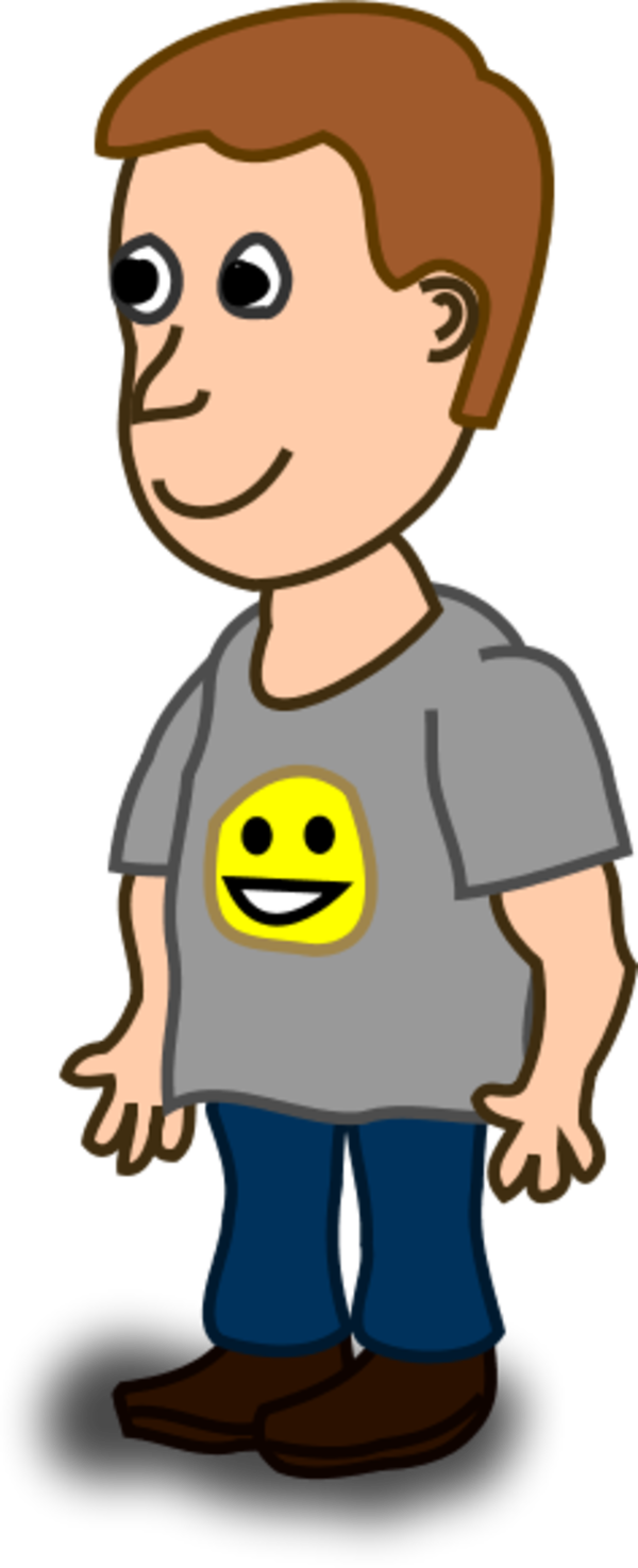 Young clipart man standing. Homeboy panda free images