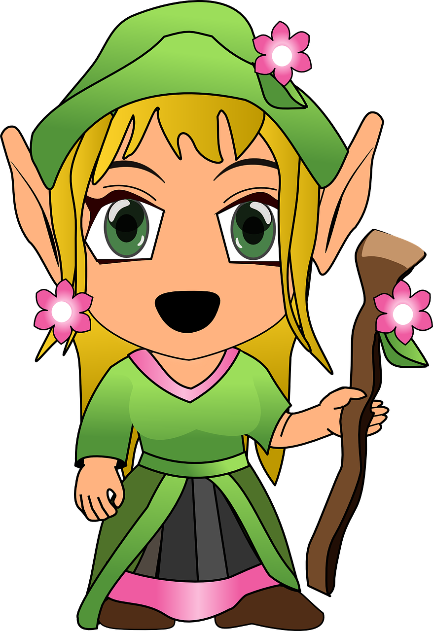 Elf magical cartoon free. Fantasy clipart fairytale