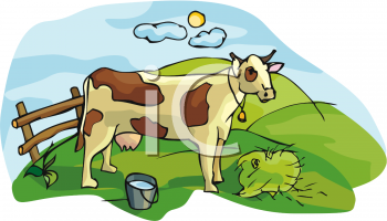 farm clipart cow