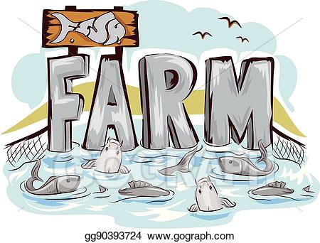 farmer clipart fish farm