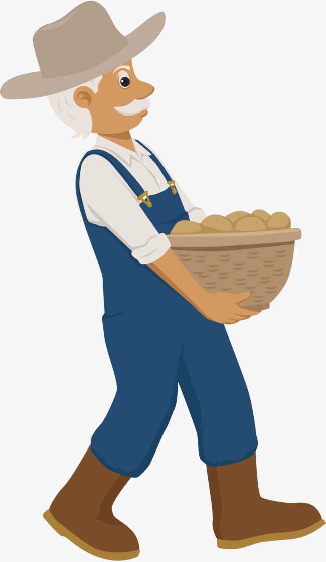 Farmers clipart farm worker. Farmer labor cartoon vector