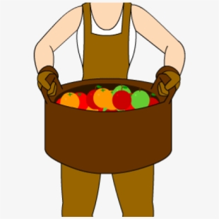 Farmers clipart farmer wife. Farming woman girl vendor