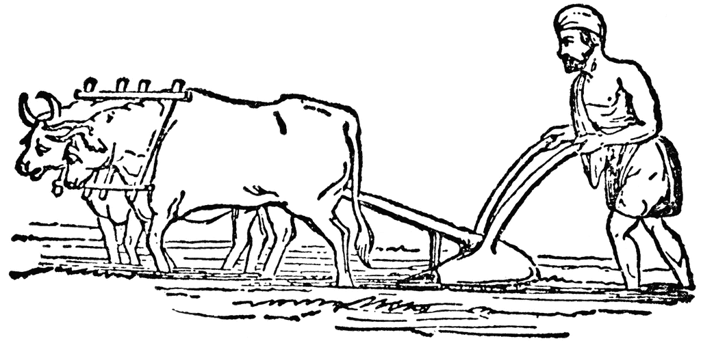 farmers clipart ploughing