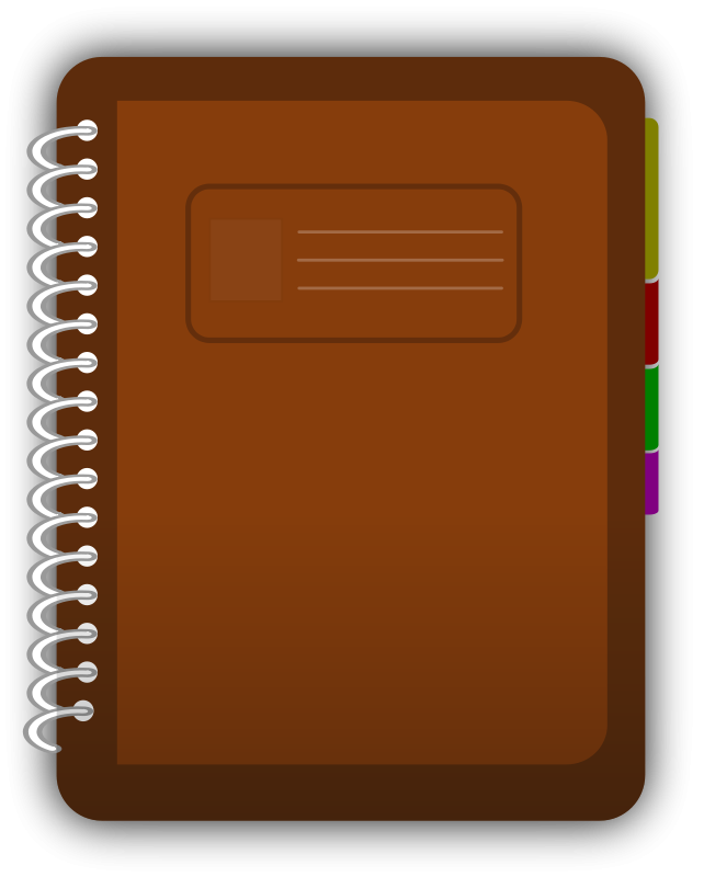 notes clipart diary