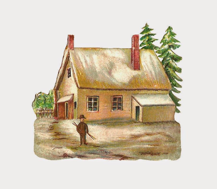 farmhouse clipart cottage
