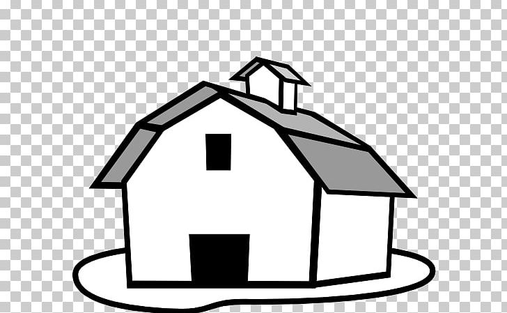 Black and white barn. Farmhouse clipart farm owner
