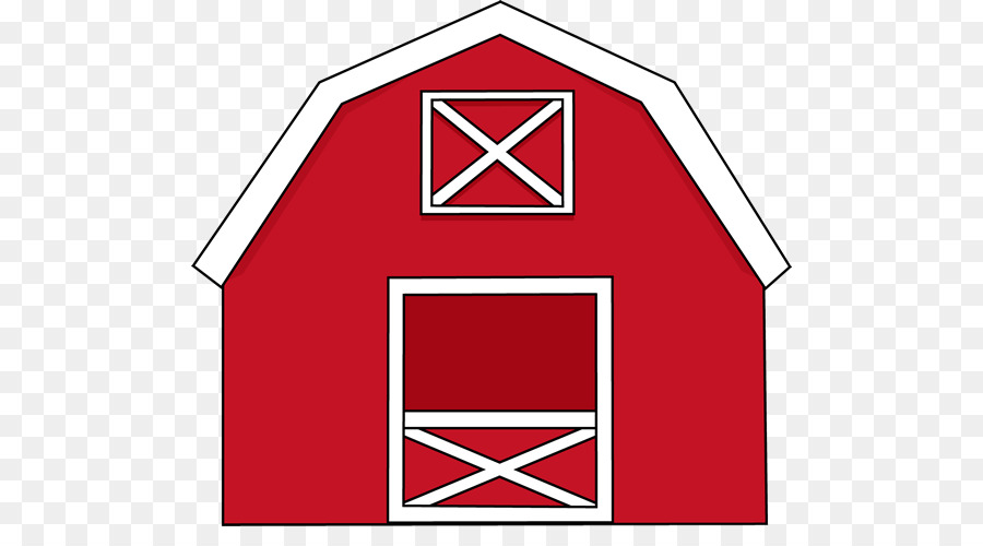 farmhouse clipart red farmhouse