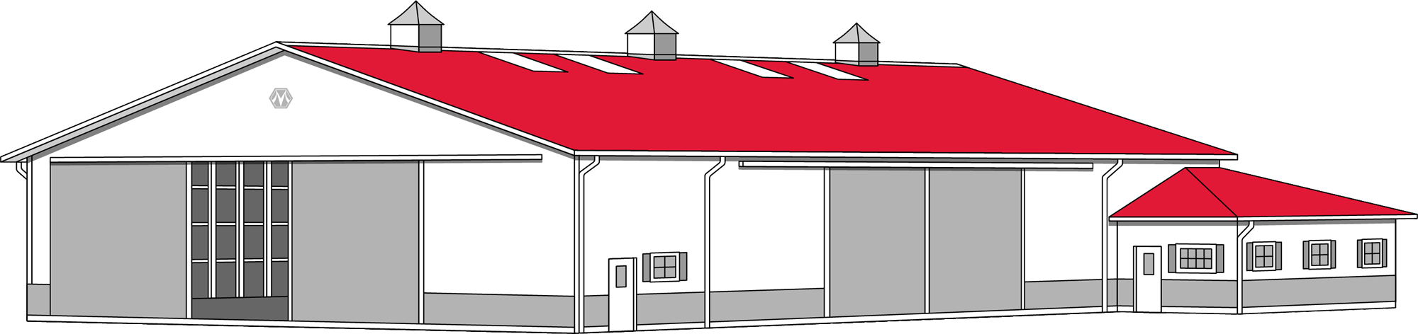 farmhouse clipart straw roof