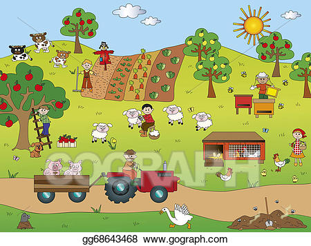 farming clipart country farm