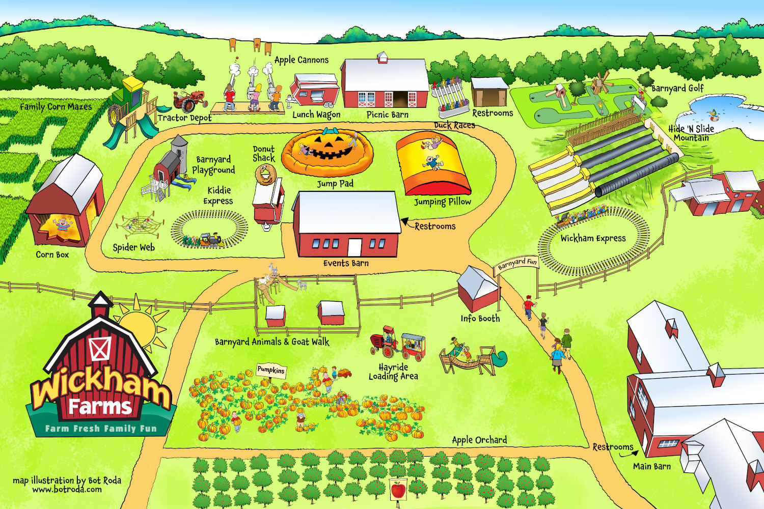 farming clipart farm map