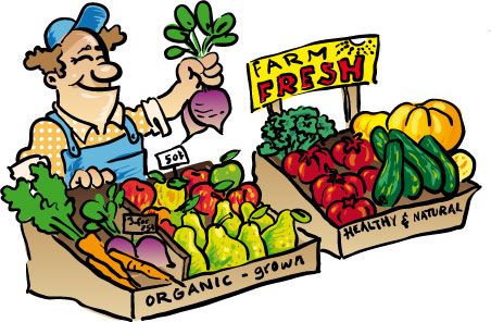 market clipart organic farming